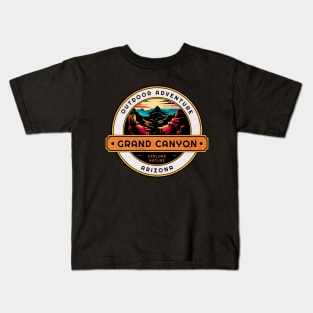 Outdoor Adventure Grand Canyon Arizona Design Kids T-Shirt